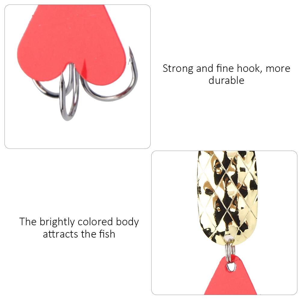 10pcs Sequins Fishing Lure Kit Hard Artificial Bait with Hook Fishing AccessoryXLT 1