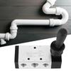 Pneumatic Manual Control Valve 5 Port 2 Position Hand Lever Valve 0~0.8Mpa (4H210-08)