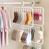 18/26 Clips Warerobe Storage Hanger Drying Socks Holder Plastic Socks Hanger Rack Multi-clip Towels Underwears Caps Hats Hooks