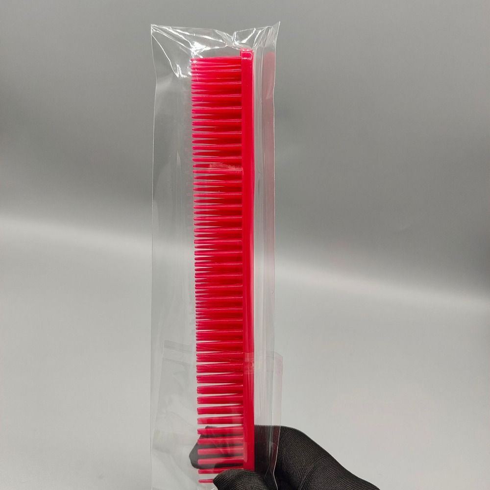 

New Portable 3 Row Wide Tooth Detangling Comb Curl Defining Brush Curly Hair Brush Hair Styling Tool