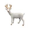 Realistic Reindeer Figures Christmas Decorations Plush Deer Model Collectible Table Desk Ornaments Home Decors Gift