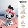 1PC Cute Cartoon Marie Cat Blanket, Seasonal Universal Home Decoration Blanket, for Decorating Your Own Sofa and Living Room, Super Soft Fla