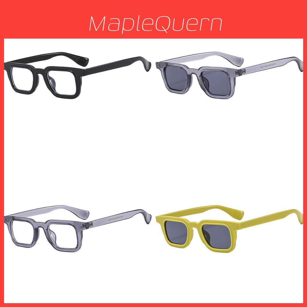 Geometric Square Sunglasses Uv400 Protective Mens Fashion Eyewear For Party And Stage