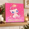Mew Custom Name Diamond Painting Personalized 5D Full Drill DIY Diamond Art Home Decor