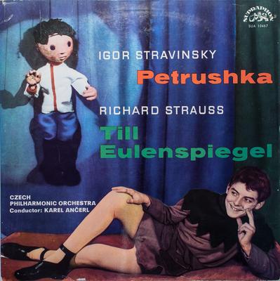 LP Record RICHARD STRAUSS IGOR STRAVINSKY T  Till Eulenspiegel  Petrushka SUA10467 SUPRAPHON 1963 Czechoslov Classical Used