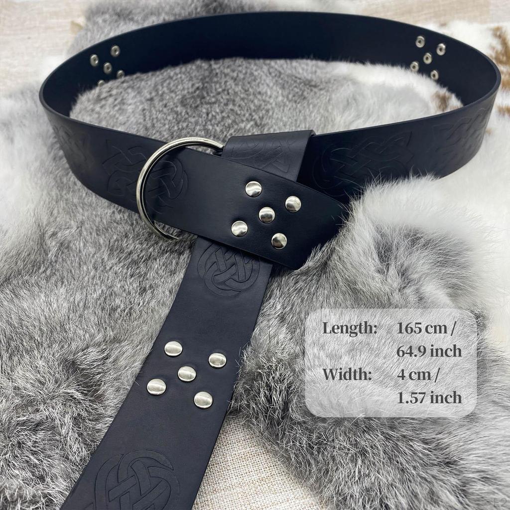 Medieval PU Leather Belt LARP