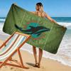 Miami Dolphins2 Print Beach Towel, Large Soft Quick Dry Towel for Beach Camping Swimming