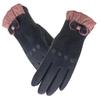 Xihong Women's Suede Fleece-Lined Thermal Gloves