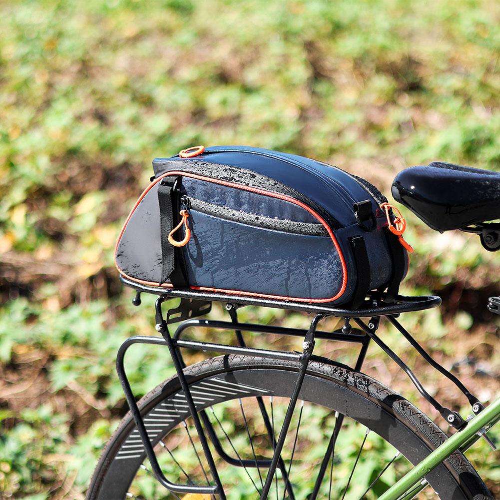 8L Fietstas voor Bagagedrager Achterkant Reflecterende Fiets Achterzitzak Grote Capaciteit Fietstaszak voor Reizen Pendelen