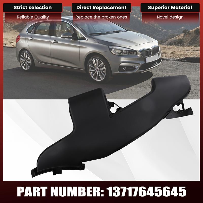 Air Intake Pipe 13717645645 for BMW- 2' F45 F46 214D 216D X1 F48 F49 X2 F39 218I 216I Car Accessories Black