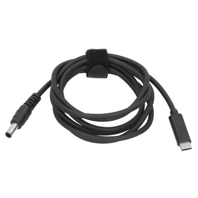 TypeC PD Güç Adaptörü Kablosu 5.5mm x 1.0mm Dizüstü Bilgisayarlar için Hızlı Şarj DC Kablosu