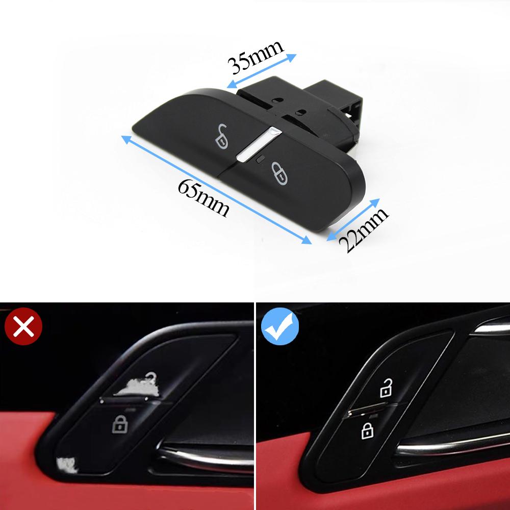 Car Interior Left Right Door Lock Unlock Switch Button Assembly For Porsche Macan 95B 95B-2 2014-2024 95B962125 95B962126B
