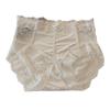Flower Shadow Mist Veil 2.0: Japanese-Style Sexy Satin Lace Panties, Mid-High Waist, Cotton Crotch, Triangle Briefs for Women
