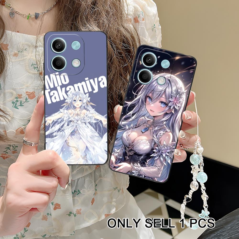 Date a Live Mio Takamiya Matte TPU Mobile Phone Case for POCO M7 M6 M5 M4 M3 X7 X6 X5 X4 X3 Pro GT 5G Colorful Printing Cover
