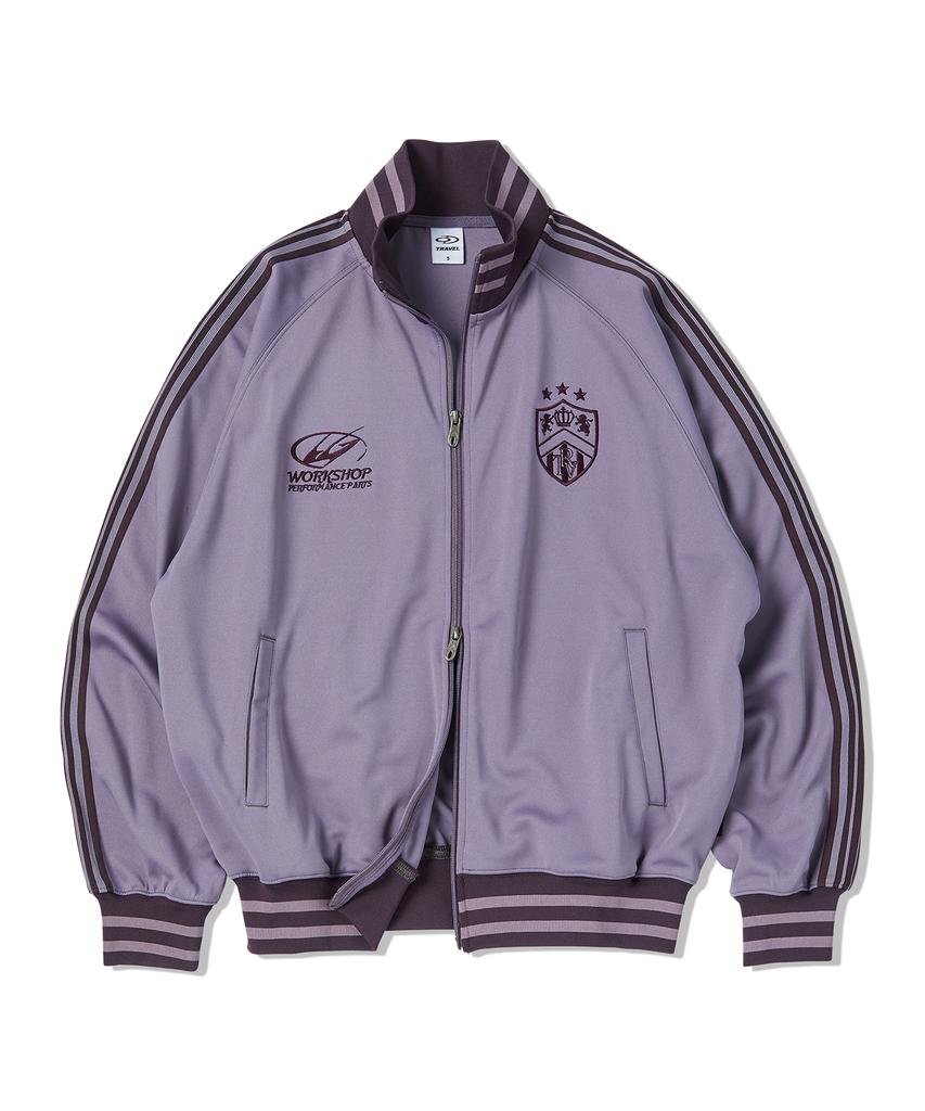 Travel Jersey Track Jacket Purple