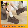 2025 autumn new popular Maillard small man height increase versatile casual shoes light one pedal loafers