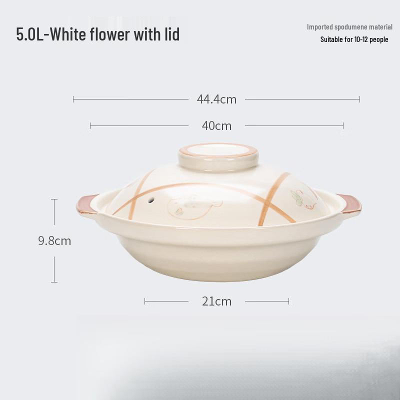 LIEI Commercial Ceramic Casserole Pot
