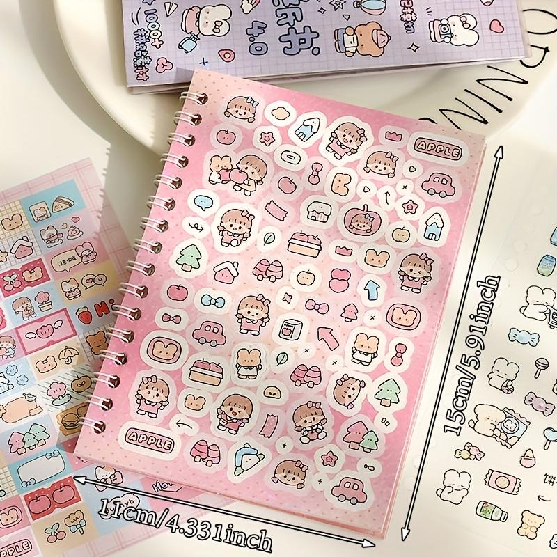 Korean Style Cute Cartoon Stickers|Decoration for Scrapbooking,nail,Diary,Mobile Phone Case,Water Bottle,Computer,Guitar,Luggage