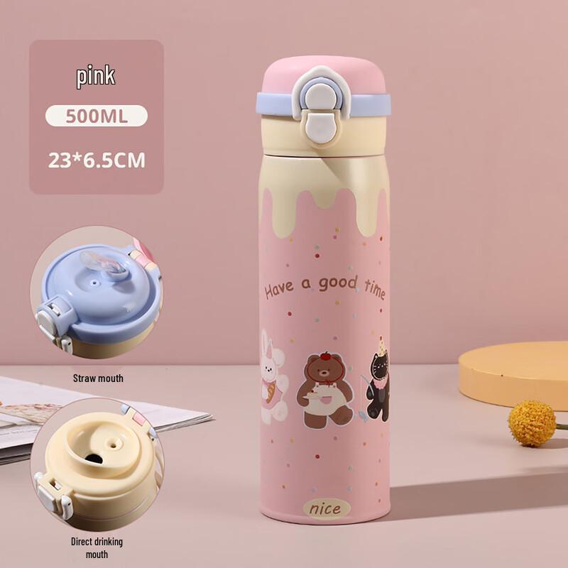 Anvelo A59 Dual-Drink Stainless Steel Insulated Bottle 500ml