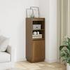VidaXL Buffet Honey Brown 37x34x110 Cm Solid Pine Wood