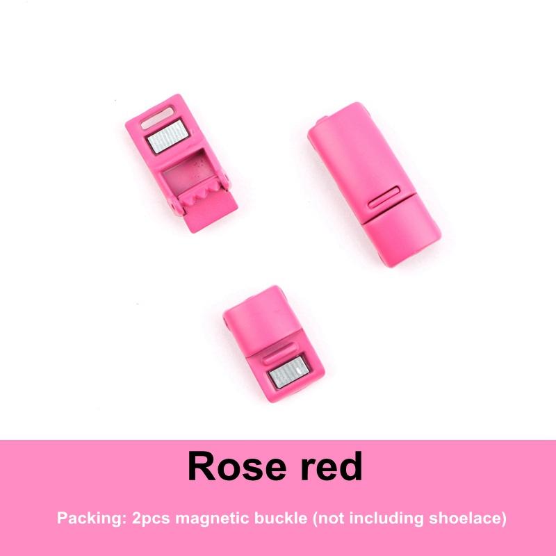 Matte Metal Shoelace Magnetic buckle Shoelaces magnetic Lock 28colors Shoes Accessories Sneaker Kits Metal Laces Buckle