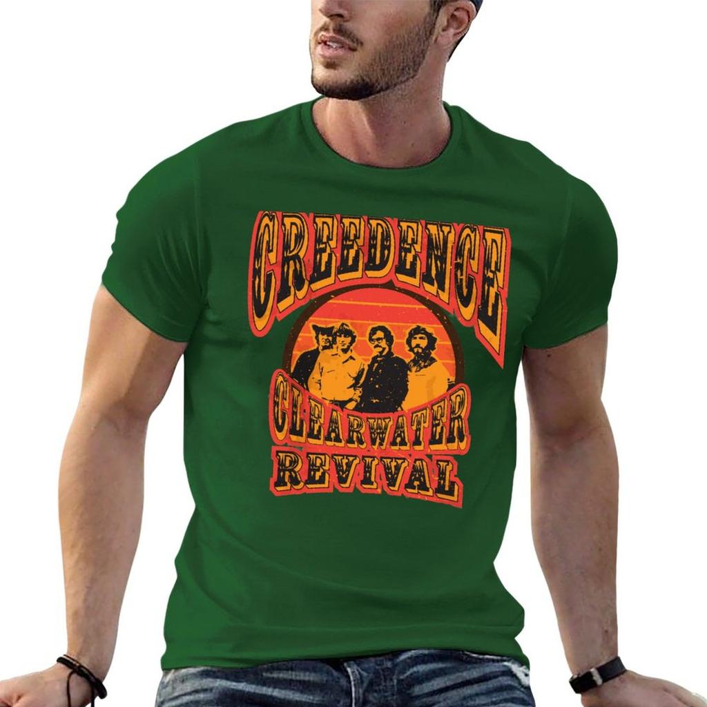 Creedence Clearwater Revival T Shirt T-Shirt New Edition Anime Stuff Oversizeds Mens Graphic T-shirts Funny