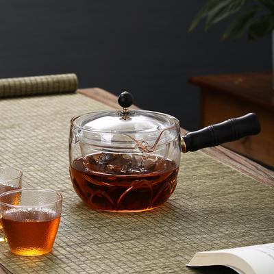 Nouvelle théière à infusion en verre épaissi résistant aux hautes températures théière à infusion pot Xiaoyao théière à séparation de thé service à thé ménager