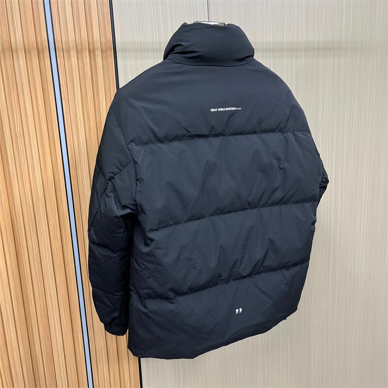 Men's Trendy Winter Down Jacket: Fashionable, Warm, Light Luxury, Casual Windproof Motorcycle Outerwear