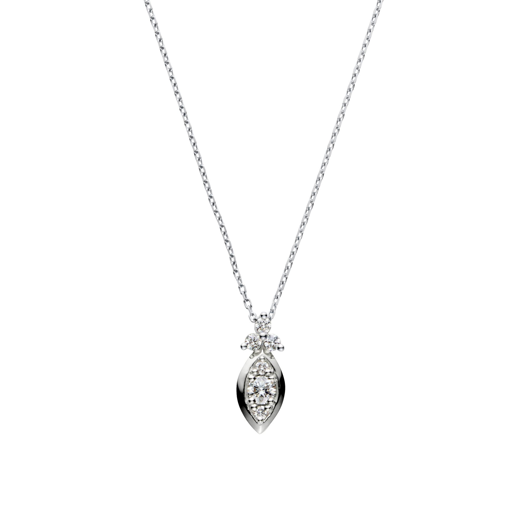 

Necklace Platinum Woman De Jasman APVN206040DI [Vendome Aoyama] [Official] платиновий