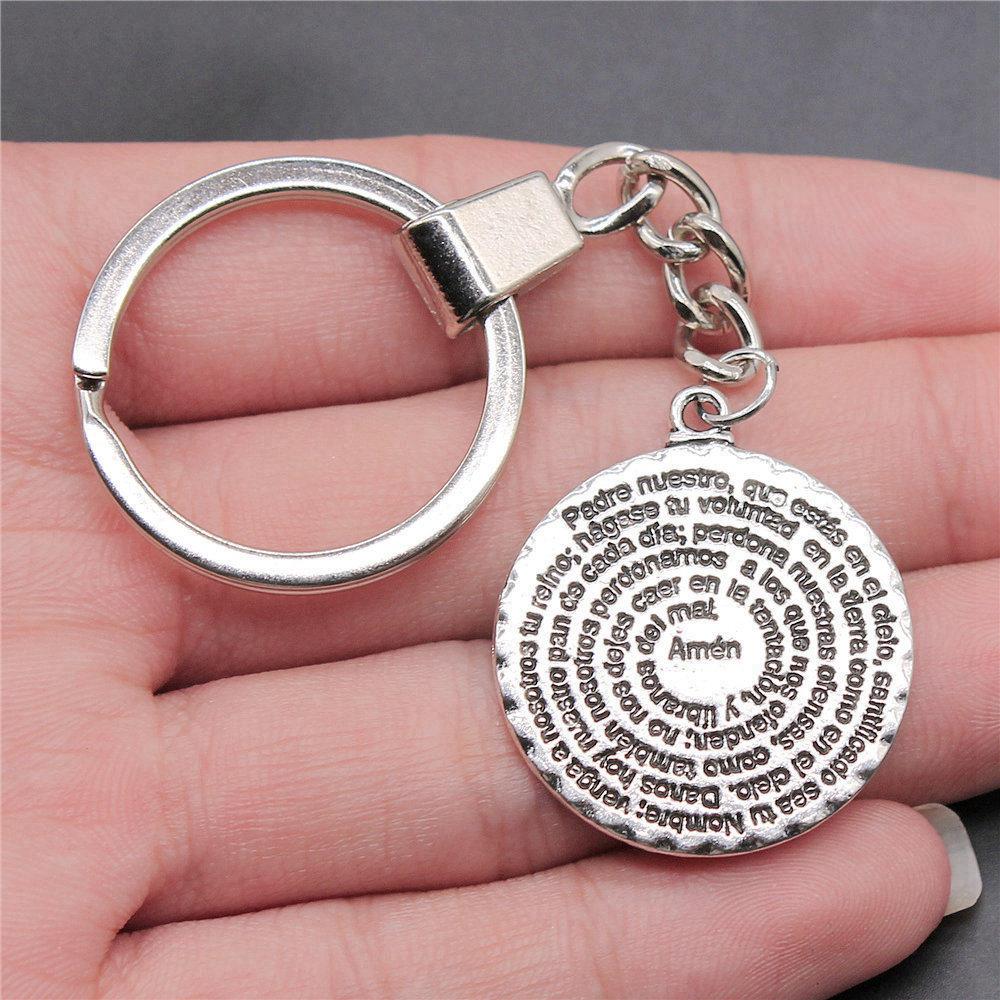 30mm Keychains Bat Cross Skull Vintage Jewelry Supplies QY006