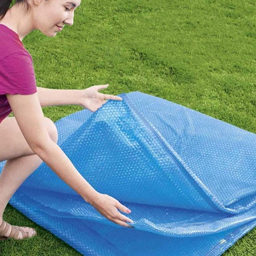 Blue Waterproof Swimming Pool Cover – Pool Protected And Dry Swimming Pool Covers Pools Cover