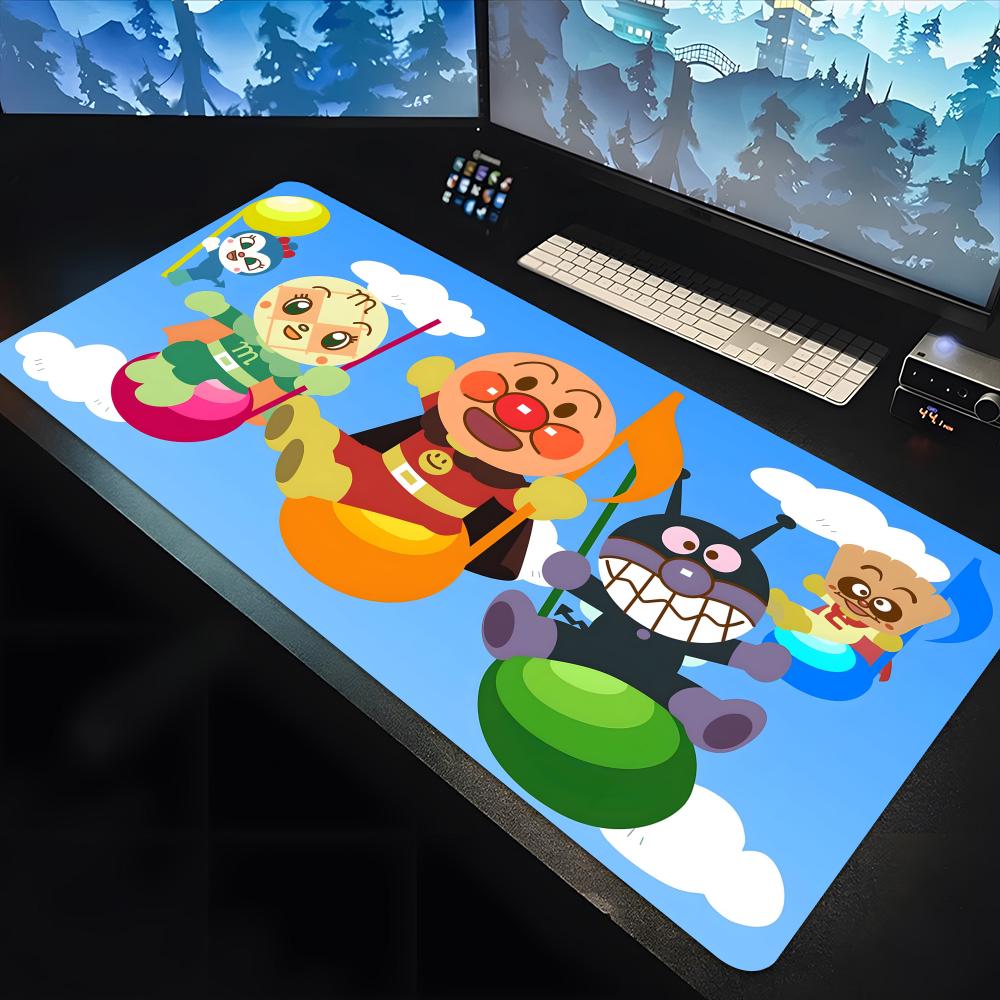 

Anpanman Cartoon player Mouse Pad large keyboard mouse desk pad non-slip rubber gaming mouse pad laptop carpet 1200x600 600x300x2mm