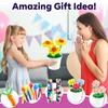 FUNZBO Kids Art & Craft Supplies - Toddler Craft Kit: Glue Stick, Pipe Cleaner, Ice Pop Stickers, Drawing Paper, Pom Poms & Googly Eyes. A Perfect