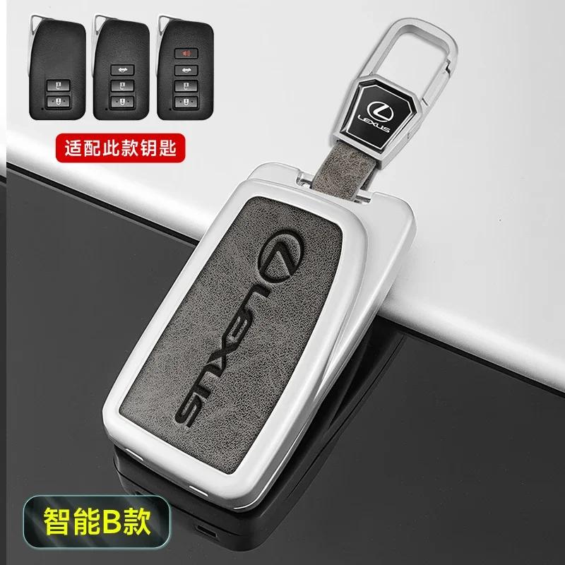 Leather Car Key Case Cover for Lexus RX350 NX300 Es300h Rx450h GS300 GX470 IS250 ES350 LX570 GX460 Nx300h Is300h Car Accessories