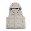 Four-grid Puff Down Jacket Vest Sleeveless Short Women's Hooded Thickened Warm Casual Bread Jacket