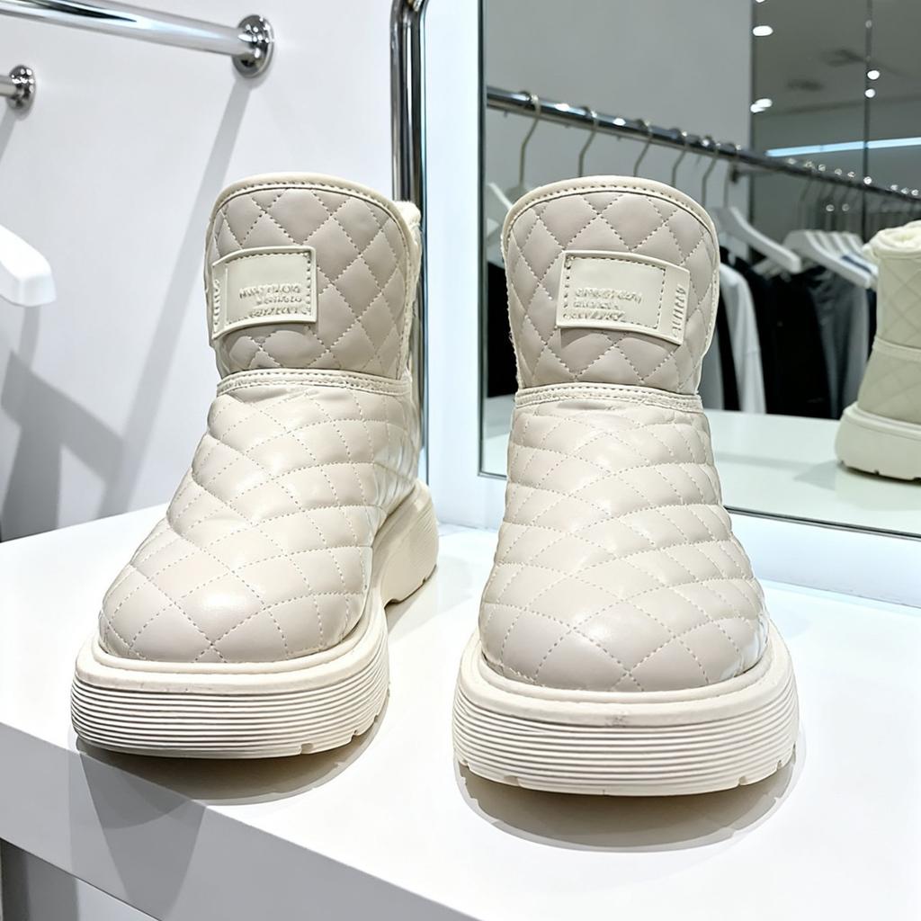 2025 Winter New Fashion Winter Lamb Wool Large Cotton Shoes Piled Thickened Women's Snow Boots Warm Women's Casual Shoes