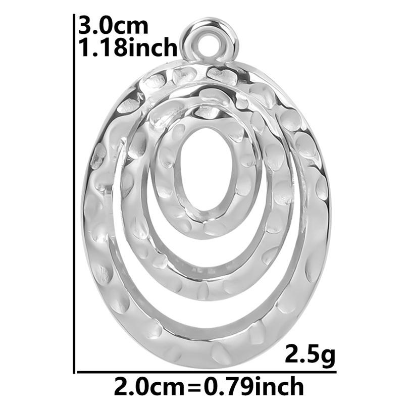 6pcs Rectangle Star Bulk Charms For Jewelry Making DIY Earrings Accessories Geometric Stainless Steel Charm Pendant Materials