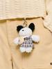 DEPOUND Benny Keyring In Check Dress - Ivory