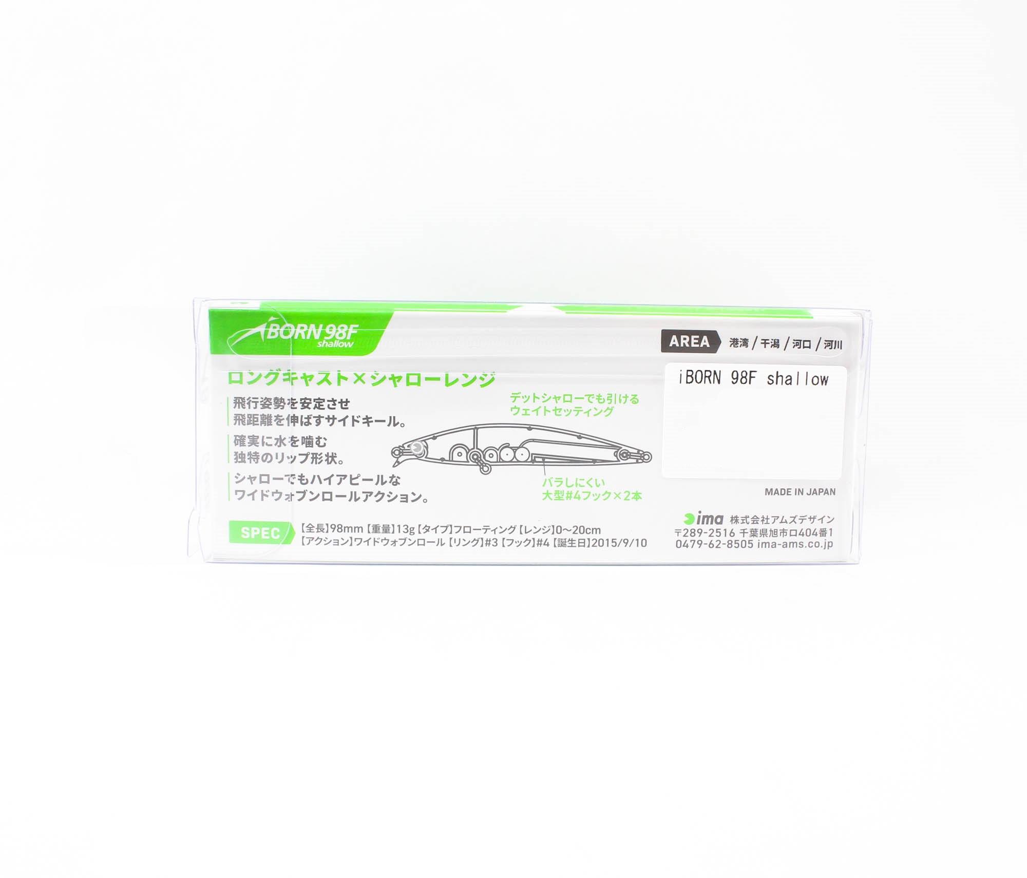 Ima Iborn 98F - Leurre Flottant Pêche 98mm 13g - Profondeur 0-20cm