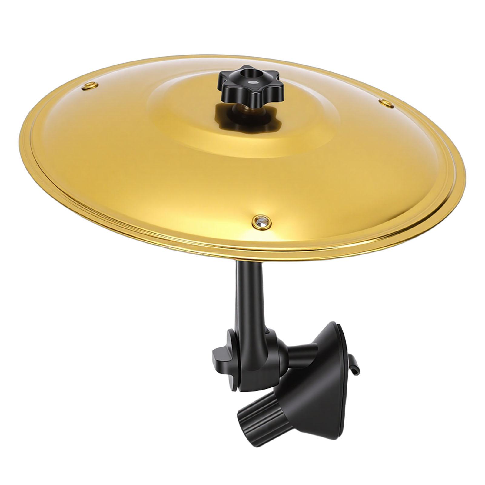 Bassin pour aérateur de voiture,   Cymbales crash en métal pour tableau de bord de voiture avec   Adaptation, Gadget d'instrument de musique amusant pour les amateurs de musique, Doré