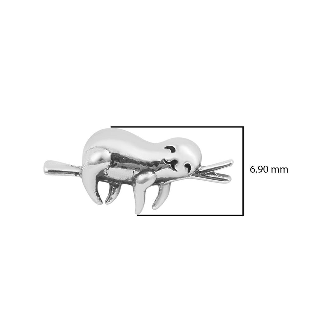 Sloth Animal Stud Earrings - 925 Sterling Silver