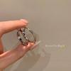 Minimalist Ins Style Geometric Hoop Earrings Fashion Jewelry For Women