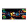 Christmas Fluorescent Door Frame, Door Cover Background, Holiday Party Decoration, Christmas Decoration Hanging Cloth