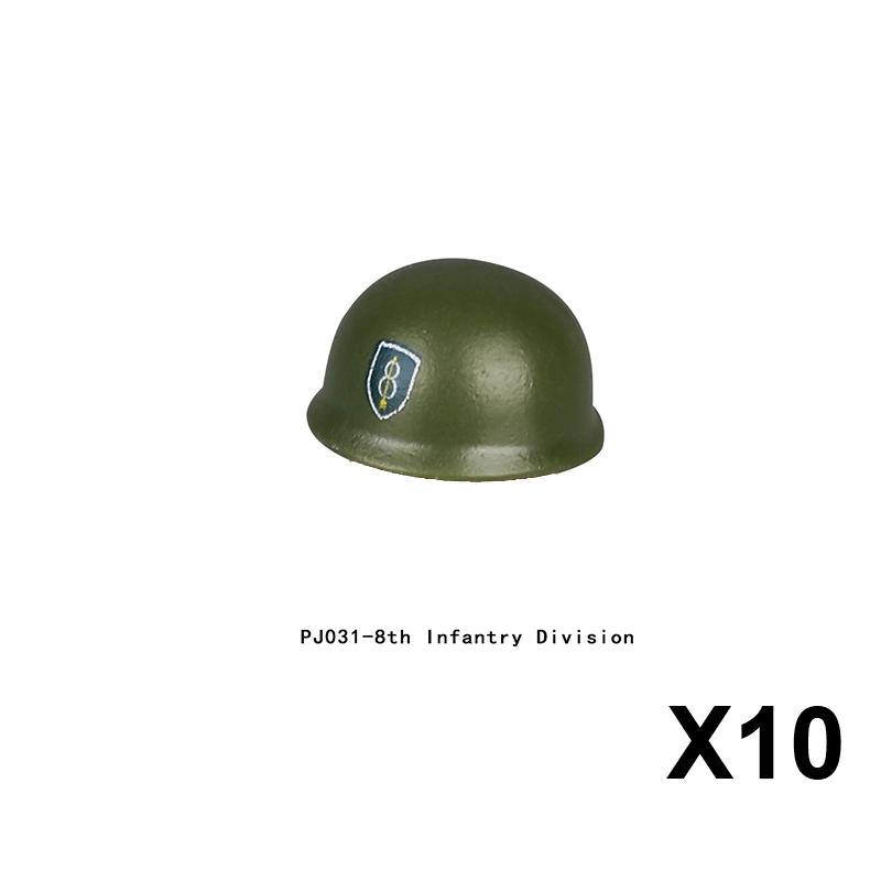 Military Building Block Set Military Supplies Waffen Accessory Soldier Colonel Helmet Gun Rifle M16 Waffen Box Ammunition Brick Toy