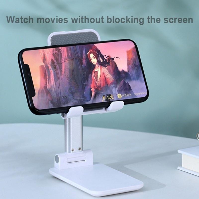 Metal Desktop Tablet Holder Table Cell Foldable Extend Support Desk Mobile Adjustable Phone Holder Stand