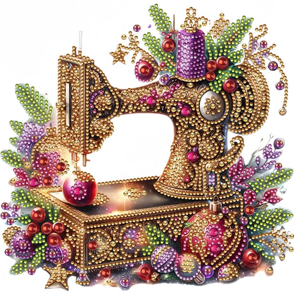 Xmas Diamond Art Kits for Home Office Wall Decor DIY Gem Art Diamond Painting Kits Crystal Rhinestones Diamond Painting 30x30cm