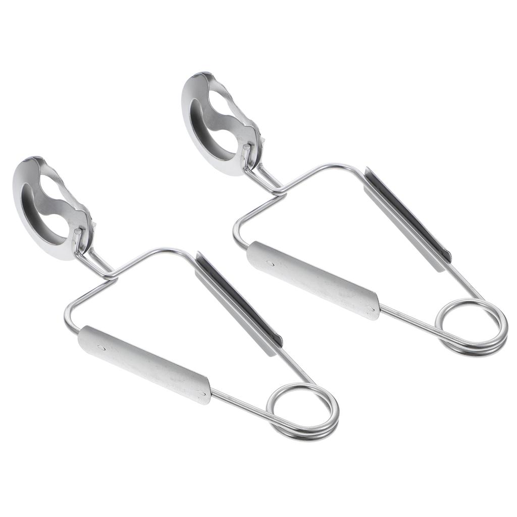 2 Pcs Escargot Tongs Premium Stainless Steel Snail Tong Food Snail Tong Serving Clip Kitchen Tableware Escargot Tongs