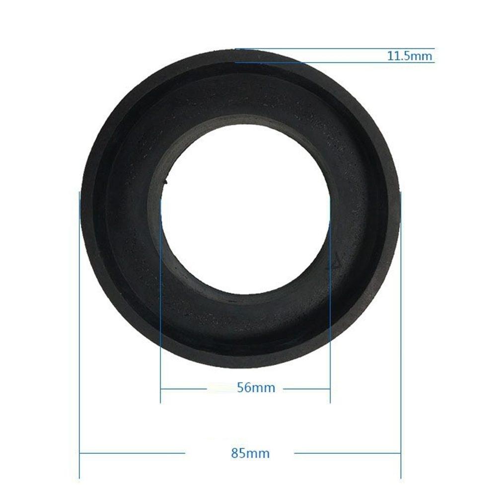 Black Toilet Sealing Ring Cistern Seal Pan Cone Shaped Conical Doughnut Washer