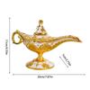 Legendary Aladdin Lamp Vintage Aladdin Lamp  Metal Crafts Classic Arabian Costume Props Tabletop Decor for Wedding Party