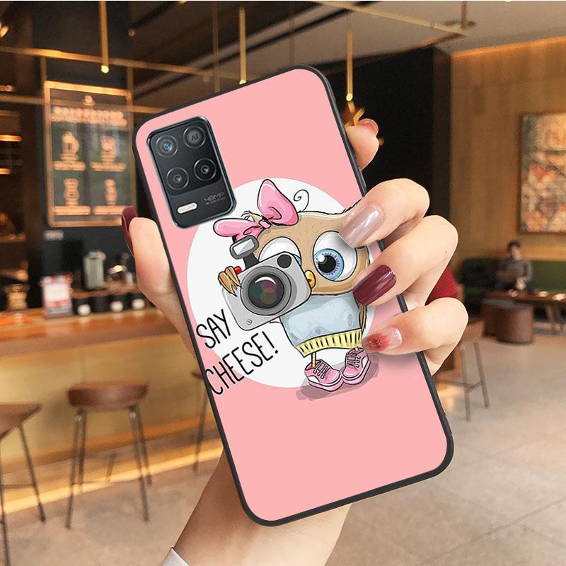 Owl Hearts Lover Phone Case for OPPO Realme GT 2 Pro X2 Pro XT C25S 8 7 6 Pro 6i GT Master C3 C21 C21Y C11 X3 SuperZoom
